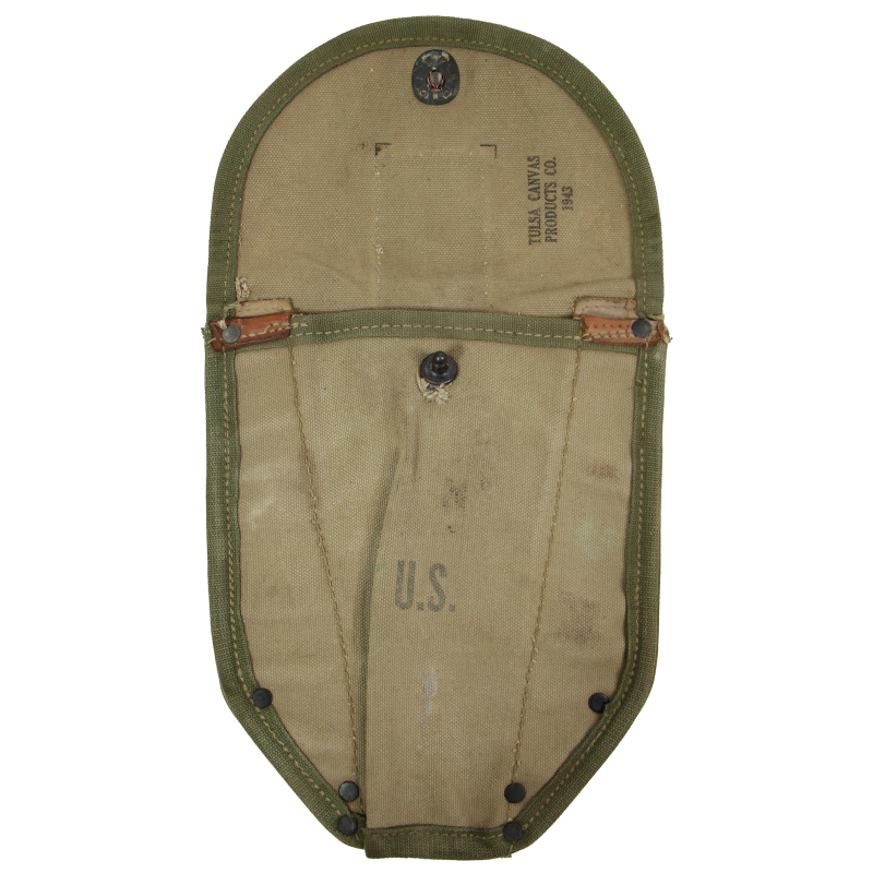 Carrier, Canvas, First Type, for Shovel, Folding, M-1943, TULSA CANVAS PRODUCTS CO. 1943