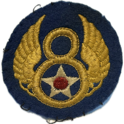 Insigne, 8th Air Force, USAAF, British Made, feutre