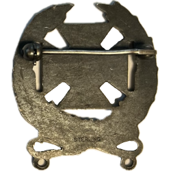 Badge, Expert, Sterling, PB