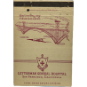 Matchbook, Letterman General Hospital, San Francisco, California