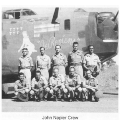 Photo, USAAF, B-24D, Nose Art, "JE REVIENS"