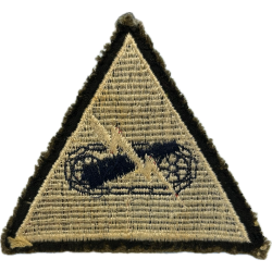 Patch, HQ Armored Forces and Bn., Omaha & Utah Beach, Embroidered on wool