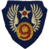 Insigne, 9th Air Force, USAAF, British-Made