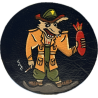 Insigne de poitrine, 571st Bombardment Squadron, 390th Bombardment Group, 8th Air Force, en cuir Insigne de poitrine, 571st Bombardment Squadron, 390th Bombardment Group, 8th Air Force, en cuir