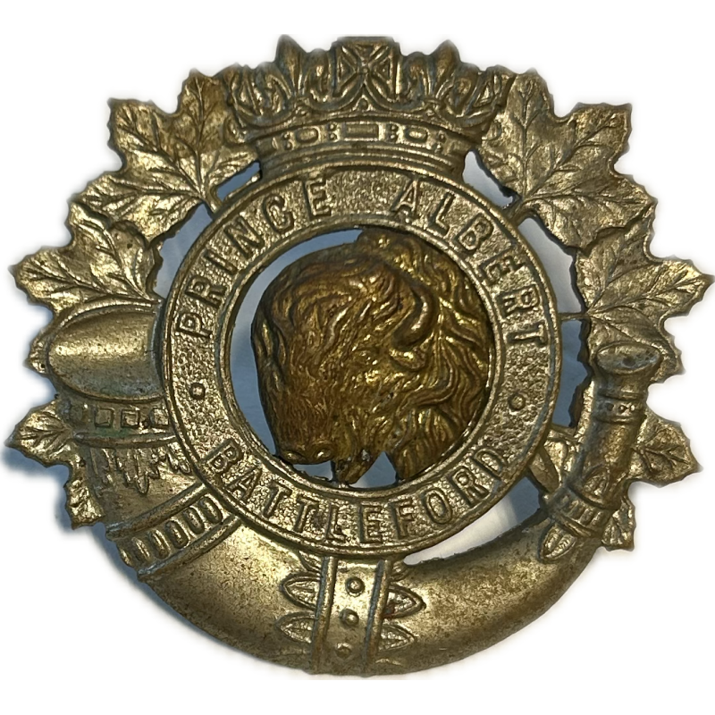 Cap badge, The Prince Albert and Battleford Volunteers Cap badge, The Prince Albert and Battleford Volunteers
