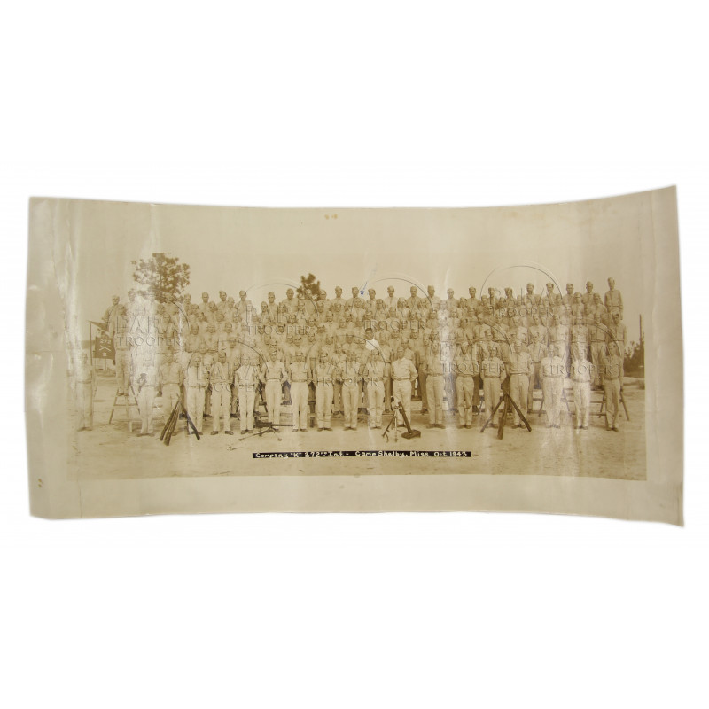 Photographie, Company K, 272th Infantry Regiment, 69th Infantry Division, 1943 Photographie, Company K, 272th Infantry Regiment, 69th Infantry Division, 1943