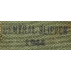 Pack Carrier, M-1928, with Meat Can Pouch, OD 7, 1944
