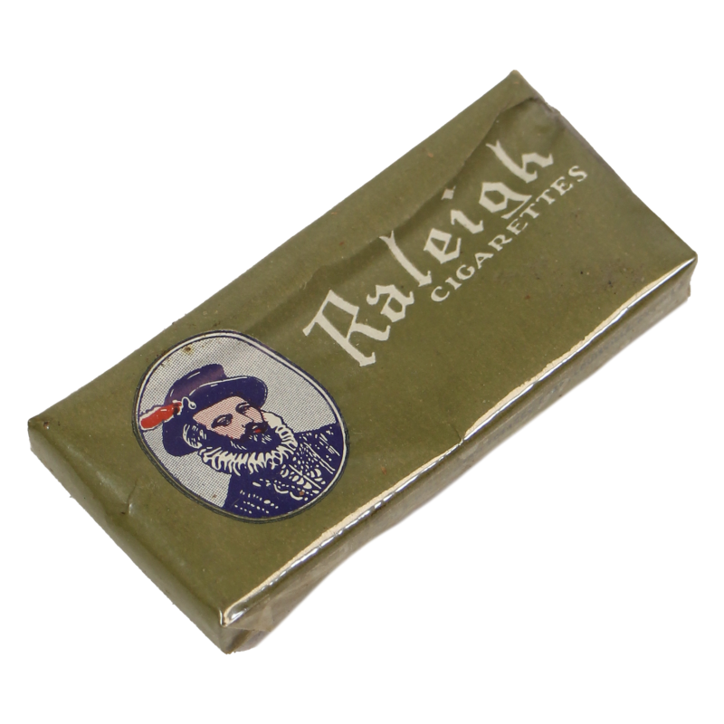 Paquet de cigarettes, ration Ten-in-One, Raleigh, intact