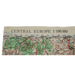 Lot de quatre cartes alliées, Belgique et Allemagne, 1944, 504th PIR, 82nd Airborne Division
