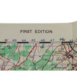 Lot de quatre cartes alliées, Belgique et Allemagne, 1944, 504th PIR, 82nd Airborne Division