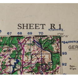 Lot of Four Allied Maps, Belgium and Germany, 1944, 504th PIR, 82nd Airborne Division