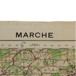 Lot de quatre cartes alliées, Belgique et Allemagne, 1944, 504th PIR, 82nd Airborne Division