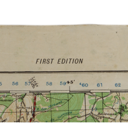 Lot de quatre cartes alliées, Belgique et Allemagne, 1944, 504th PIR, 82nd Airborne Division