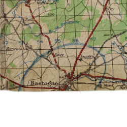 Lot de quatre cartes alliées, Belgique et Allemagne, 1944, 504th PIR, 82nd Airborne Division