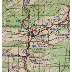Lot de quatre cartes alliées, Belgique et Allemagne, 1944, 504th PIR, 82nd Airborne Division