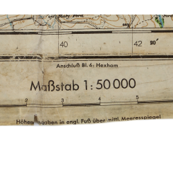 Lot de quatre cartes alliées, Belgique et Allemagne, 1944, 504th PIR, 82nd Airborne Division