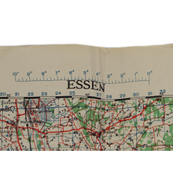 Lot de quatre cartes alliées, Belgique et Allemagne, 1944, 504th PIR, 82nd Airborne Division