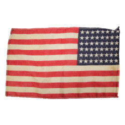 Drapeau US, 48 étoiles imprimées, pour véhicule