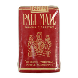Paquet de cigarettes, PALL MALL, For US Armed Forces Overseas, intact
