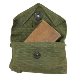 Pouch, First-Aid, M-1942, APPLETON AWNING SHOP 1945, with First-Aid Packet, Carlisle