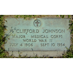 Dog Tag, Maj. Herbert Johnson, Medical Corps, ETO