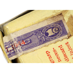 Boîte de 6 syrettes de morphine, 1944, vide