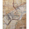 Map, Fort Riley, US Army, Kansas