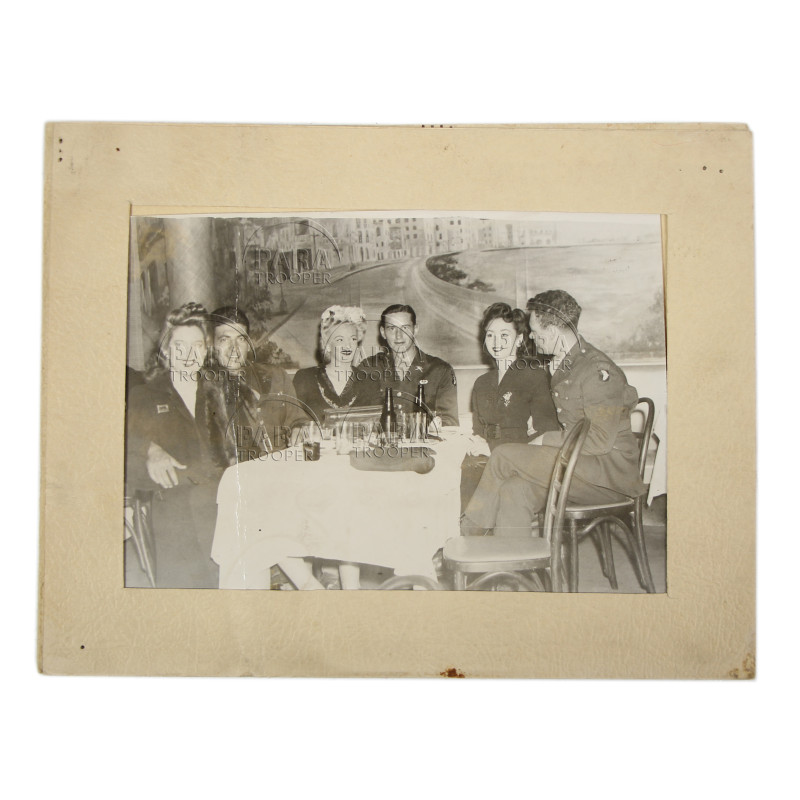 Photograph, Officers, Co. E, 502nd PIR, 101st Airborne Division, New York, 1943 Photograph, Officers, Co. E, 502nd PIR, 101st Airborne Division, New York, 1943