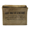 Carton de ration, First Half of 5 Rations, Ten-in-One