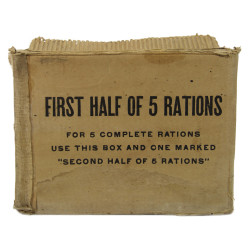 Carton de ration, First Half of 5 Rations, Ten-in-One