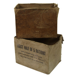 Carton de ration, First Half of 5 Rations, Ten-in-One