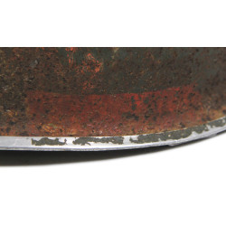Helmet, M1, Fixed Loops, NCO, Battle-Damaged, Normandy