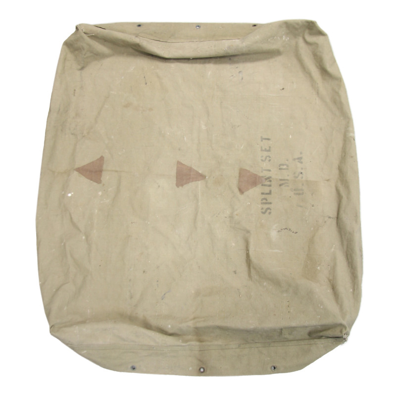 Housse de transport pour attelles, Splint Set, US Army Medical Department Housse de transport pour attelles, Splint Set, US Army Medical Department