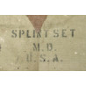Housse de transport pour attelles, Splint Set, US Army Medical Department