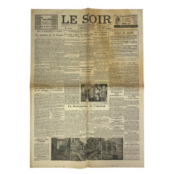 Journal belge, Le Soir, 25 juillet 1944