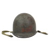 Casque M1, pattes fixes, US Navy, camouflé, liner Westinghouse