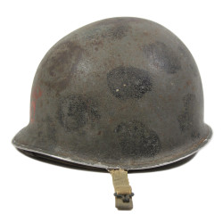 Helmet, M1, Fixed Loops, US Navy, Camouflaged, Westinghouse Liner