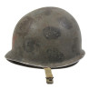 Casque M1, pattes fixes, US Navy, camouflé, liner Westinghouse