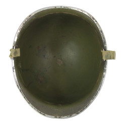Helmet, M1, Fixed Loops, US Navy, Camouflaged, Westinghouse Liner