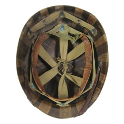 Helmet, M1, Fixed Loops, US Navy, Camouflaged, Westinghouse Liner