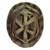 Casque M1, pattes fixes, US Navy, camouflé, liner Westinghouse