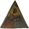Patch, 6th Armored Division, Green Back, 1943
