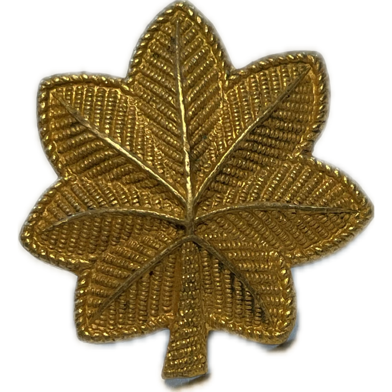Insignia, Rank, Major, Pin Back Insignia, Rank, Major, Pin Back