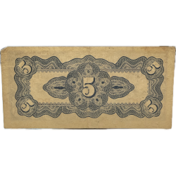 Billet, 5 centavos, Philippines