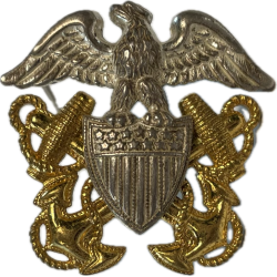 Insignia, Cap, Officer, US Navy, Vanguard