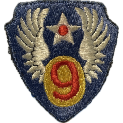 Insigne, 9th Air Force, USAAF, British Made