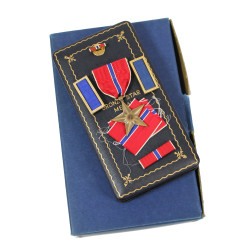 Medal, Bronze Star, in Case, with Certificate, Pfc. Anthony Calandriello, Co. F, 357th Inf. Regt., 90th Infantry Division, ETO