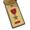 Medal, Bronze Star, in Case, with Certificate, Pfc. Anthony Calandriello, Co. F, 357th Inf. Regt., 90th Infantry Division, ETO