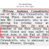 Medal, Bronze Star, in Case, with Certificate, Pfc. Anthony Calandriello, Co. F, 357th Inf. Regt., 90th Infantry Division, ETO