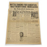 Page, Front, Newspaper, The Bakersfield Californian, June 9, 1944, 'Battle Raging For Carentan, Nazi Resistance Increasing'